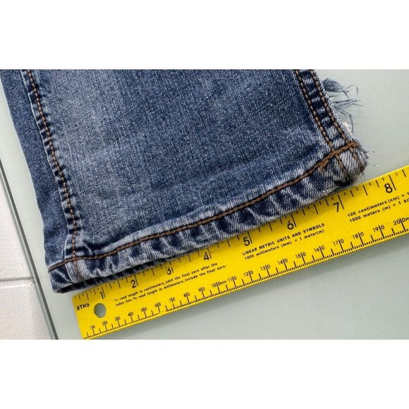 Wrangler Retro Men Jeans Slim Fit Straight Leg 29X33 Rodeo Denim Western Cowboy - Picture 12 of 13